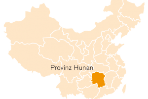 Karte Hunan Provinz